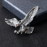 Owl brooch Silver nz