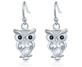 Owl silver earrings nz