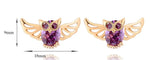 Owl stud earrings nz