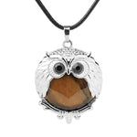 Owl Tiger Eye Pendant nz