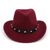 Party felt hat Dark red nz