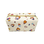Patterned makeup bag White baby nz