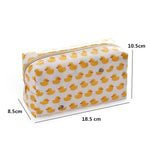Patterned makeup bag Yellow duck nz