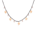 Pearl and clover necklace Rose gold nz