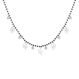 Pearl and clover necklace Silver nz