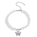 Pearl butterfly necklace nz