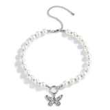 Pearl butterfly necklace nz