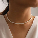 Pearl choker necklace nz