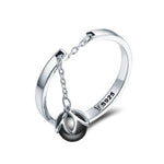 Pearl flower ring Black nz