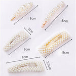Pearl hair clips set nz