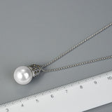 Pearl necklace with crown nz