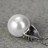 Pearl necklace with crown nz
