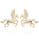 Pegasus Horse Earrings Gold nz