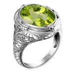 Peridot signet ring nz