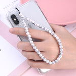 Phone strap with lunar pearls nz
