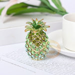 Pineapple Trinket Box Green nz