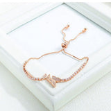 Pink butterfly bracelet nz