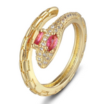 Pink diamond snake ring nz
