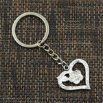 Pink heart keyring nz