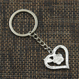 Pink heart keyring nz