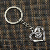 Pink heart keyring nz