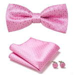 Pink patterned bow tie nz