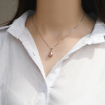 Pink pearl necklace Purple nz