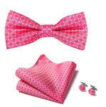 Pink polka dot bow tie nz