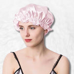 Pink Silk night bonnet nz