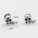 Pink skull earrings nz