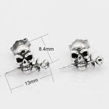 Pink skull earrings nz