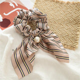 Pink striped hair tie nz
