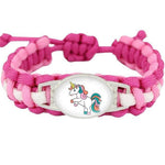 Pink Unicorn bracelet for girls Colourful / nz