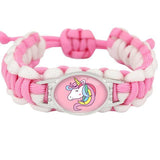 Pink Unicorn bracelet for girls Rainbows / nz