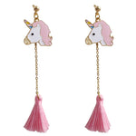 Pink unicorn earrings nz