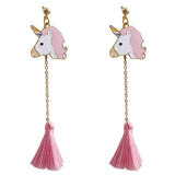 Pink unicorn earrings nz