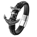 Pirate Anchor Bracelet Model 1 / 18 cm nz