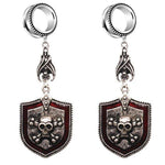 Pirate Skull Earrings 6mm nz