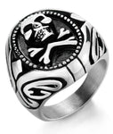 Pirate Skull Ring 57 mm nz