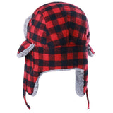 Plaid aviator trapper hat nz