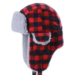 Plaid aviator trapper hat nz