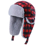 Plaid aviator trapper hat nz