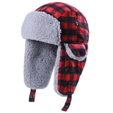 Plaid aviator trapper hat nz