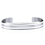 Plain bangle Silver nz