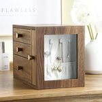 Polished Wooden Jewellery Box Light wood nz