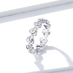 Precious Silver flower ring nz