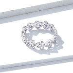 Precious Silver flower ring nz