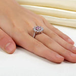 Precious stone flower ring nz