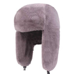 Purple fur ushanka nz