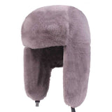 Purple fur ushanka nz